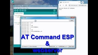 Arduino with ESP826601 AT Command Send Data to Web Browser [upl. by Virgy]