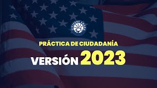 Práctica de ciudadanía americana  Versión 2023 [upl. by Norab]