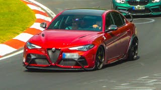 Nurburgring AGGRESSIVE Drivers Action Highlights Touristenfahrten Nordschleife [upl. by Alleusnoc557]