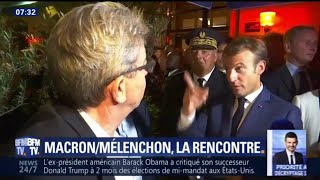 MacronMélenchon la rencontre [upl. by Sid]