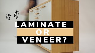 How to tell the difference between laminate and veneer Furniture Flippers NEED to know this [upl. by Siegler]