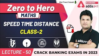 Speed Time Distance Class2  Maths  Adda247 Banking Classes  Lec50 [upl. by Held]