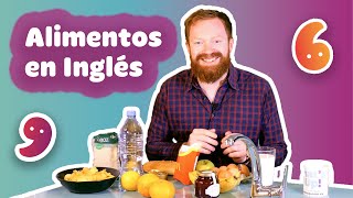 Vocabulario de la Comida y los Alimentos en Inglés [upl. by Enois]