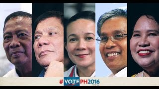 FULL VIDEO First Presidential Debate of 2016 elections in Cagayan de Oro City [upl. by Adranoel]