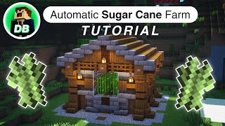 Minecraft Auto Sugar Cane Farm Tutorial How to build 116 amp 117 [upl. by Peggie591]