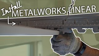 Linear Metal Ceiling Installation  MetalWorks  Armstrong Ceiling Solutions [upl. by Carrissa]