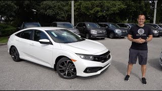 Is the 2020 Honda Civic Sport the BETTER car to BUY than a Corolla [upl. by Aitsirhc]