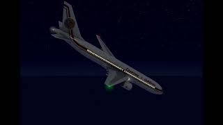 Egyptair Flight 990  Crash Animation RFS [upl. by Eiruam950]