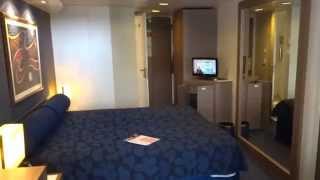 MSC Magnifica Balcony Cabin Tour  Balcony Stateroom MSC Magnifica [upl. by Nihcas]