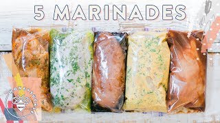 5 EASY DIY Chicken Marinades  3 Meal Ideas  HONEYSUCKLE [upl. by Ollehcram]