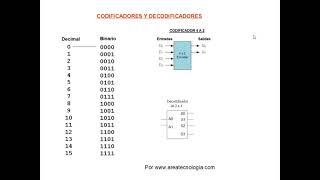 Codificadores y Decodificadores [upl. by Hanej]