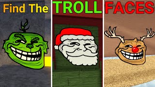 Find the Troll Faces TROLLSMAS Part 5 Roblox [upl. by Morez]