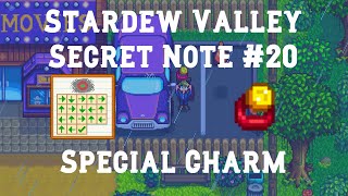 Secret Note 20  Special Charm  Stardew Valley 13 [upl. by Downs]