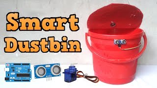 How to make a Diy Smart Dustbin using Arduino  Arduino Project With Code [upl. by Fredi458]