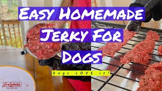 Homemade Dog Jerky [upl. by Annayoj]