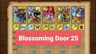 Blossoming Door 25 easy clear  Dragon Quest Tact [upl. by Venditti327]