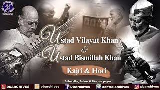 Ustad Vilayat Khan And Ustad Bismillah Khan  Kajri amp Hori  Jugalbandi [upl. by Oliana]