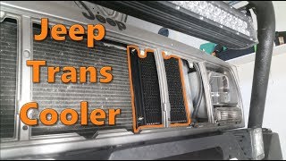 Jeep Cherokee Transmission Cooler Install [upl. by Balcke517]