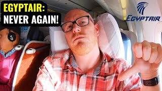 My AWFUL Flight on EGYPTAIR Business Class [upl. by Nickerson]