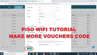 Part 2 New Piso WiFi  Voucher Tutorial using TPLink EAP225 Omada OC200  Create more Vouchers [upl. by Xavler]