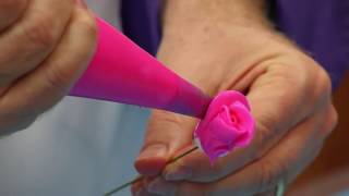 How to Make A Buttercream Rose  Global Sugar Art [upl. by Evadne]