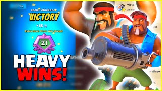 HEAVYS OP IN SEASON 54 🏆 BIG WINS  Boom Beach Warships [upl. by Nobell]