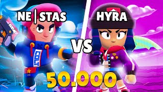 100000🏆  Hyra vs NE  Stas Brawl Stars [upl. by Adamec]