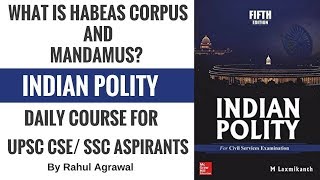 What is Habeas Corpus and Mandamus Meaning of WRITS for Indian Polity UPSC SSC CGL [upl. by Otrebtuc]