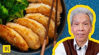 🐟 How a Chinese chef cooks PanFried Salmon 香煎三文魚 [upl. by Irbmac]