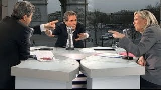 Mélenchon met une raclée à Marine Le Pen CLASH [upl. by Ateloiv]