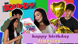 BIRTHDAY SURPRISE FOR FRANCINE  The Squad [upl. by Sigfrid]