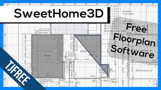 SweetHome3D  Free Floorplan Drawing Software [upl. by Atalya]