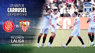 Gran remontada del Sevilla con un golazo de Lukebakio  Resumen del Girona 1  2 Sevilla FC [upl. by Godding243]