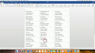 How to do a Mail Merge in Microsoft® Word for Mac® 2016 [upl. by Eade308]