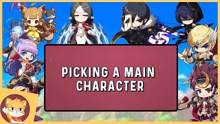 Picking a Main Character in MapleStory  GMS 2021 [upl. by Rowney]