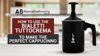 How to Use the Bialetti Tuttocrema Milk Frother [upl. by Anitsahs348]