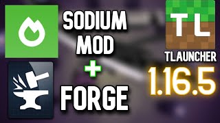 Get Sodium mod in FORGE 1165  Tlauncher  600 FPS BOOST  Sodium Reforged [upl. by Notwal]