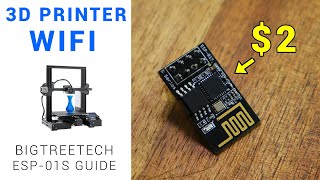 Add wifi to your Bigtreetech mainboardtouchscreen  ESP01S guide [upl. by Lydell939]