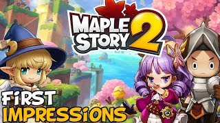 MapleStory 2 First Impressions quotIs It Worth Playingquot [upl. by Sandye68]