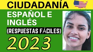 EXAMEN DE CIUDADANÍA AMERICANA 2025 EN ESPAÑOL E INGLÉS RESPUESTAS FÁCILES [upl. by Dagna]