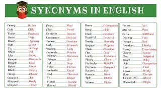 120 Super Common Synonyms to Increase Your Vocabulary in English [upl. by Levan997]