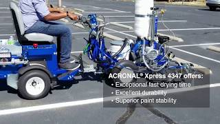 ACRONAL® Xpress 4347 – Superior performance for pavement markings [upl. by Niehaus]