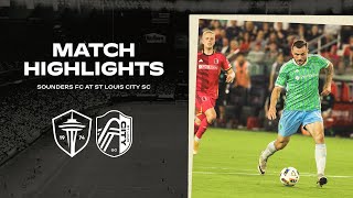 HIGHLIGHTS St Louis CITY SC vs Seattle Sounders FC  May 25 2024 [upl. by Paola]