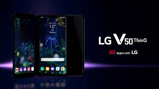 5G Introduction LG V50 ThinQ amp LG Dual Screen [upl. by Noella]