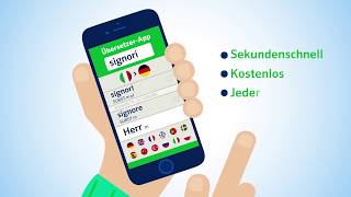 Schnelle Übersetzung benötigt Die OnlineÜbersetzer App von PONS [upl. by Allicerp]