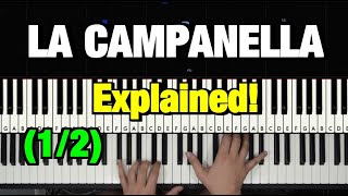 HOW TO PLAY  LISZT  LA CAMPANELLA PIANO TUTORIAL LESSON Part 1 of 2 [upl. by Nave]