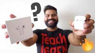 Airpods 2 with Wireless Charging Unboxing amp First Look  Truly Magical🔥🔥🔥 [upl. by Kory]