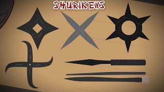 Shurikens Ninja Throwing Stars [upl. by Noj]