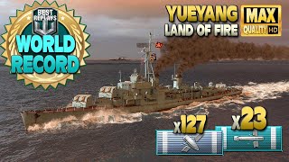 NEW Destroyer Yueyang World Record  World of Warships [upl. by Dawaj]