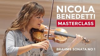 Nicola Benedetti Violin Masterclass at the RCM Johannes Marmen [upl. by Nrevel128]